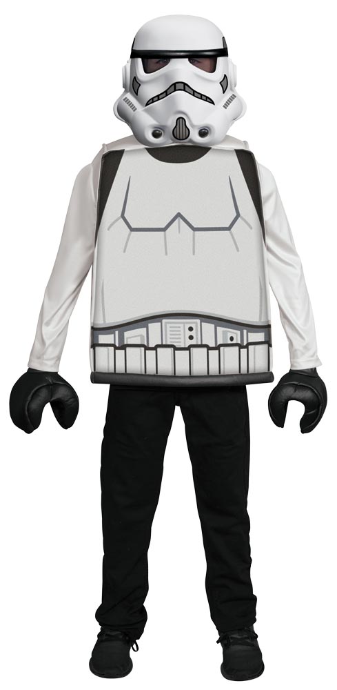 Picture of Disguise DG115399L Boys Stormtrooper Lego Classic Child Costume - Small - 4-6