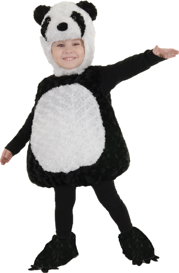 Picture of Underwraps UR25813SM Child Panda Costume - Size 4-6