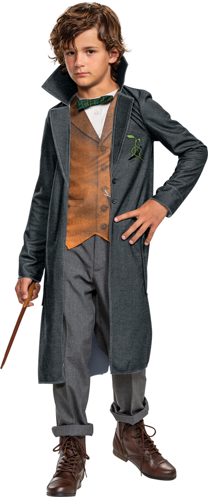 Picture of Disguise DG107649K Newt Scamander Deluxe Child Costume - Medium 7-8