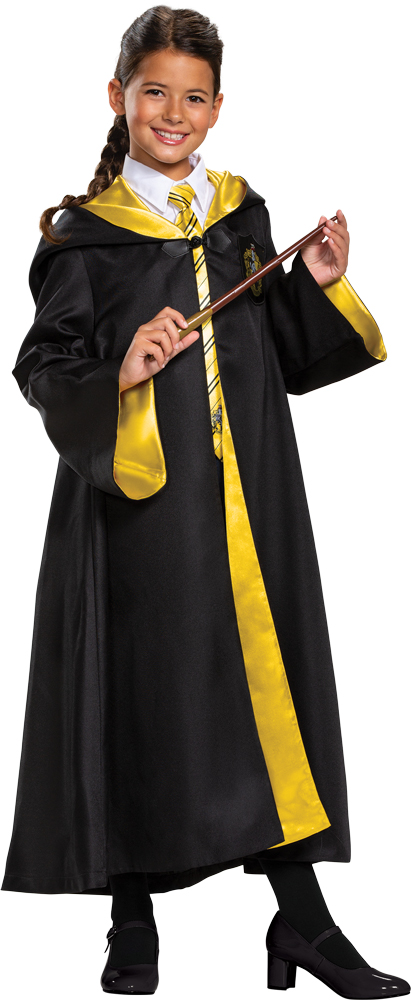 Picture of Disguise DG107949K Childs Harry Potter Prestige Hufflepuff Robe - Medium 7-8