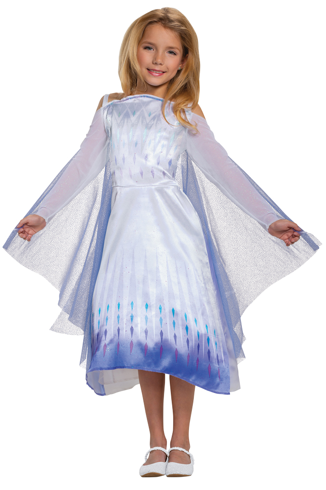 Picture of Disguise DG22906L Snow Queen Elsa Classic Child Costume - Small 4-6X