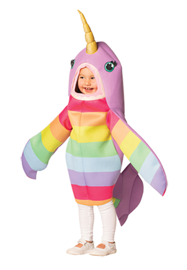 Picture of Rasta Imposta GC921434 Toddlers Magical Narwhal Costume - 3-4T