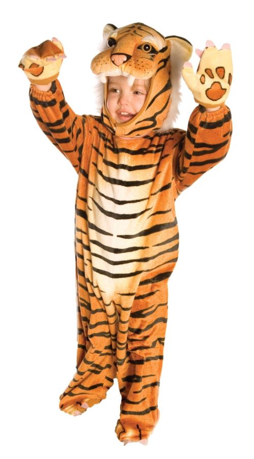 Picture of Underwraps UR26021XL Tiger Child Costume - Small - 4-6