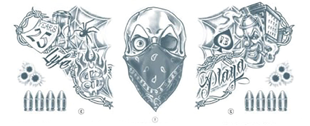 Picture of Tinsley Tattoos DFNT004 Neck Tattoo - Vandal