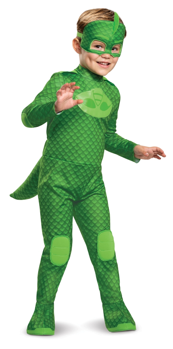 Picture of Disguise DG100219L Deluxe Light-Up Gekko Toddler Child Costume&#44; Small 4-6