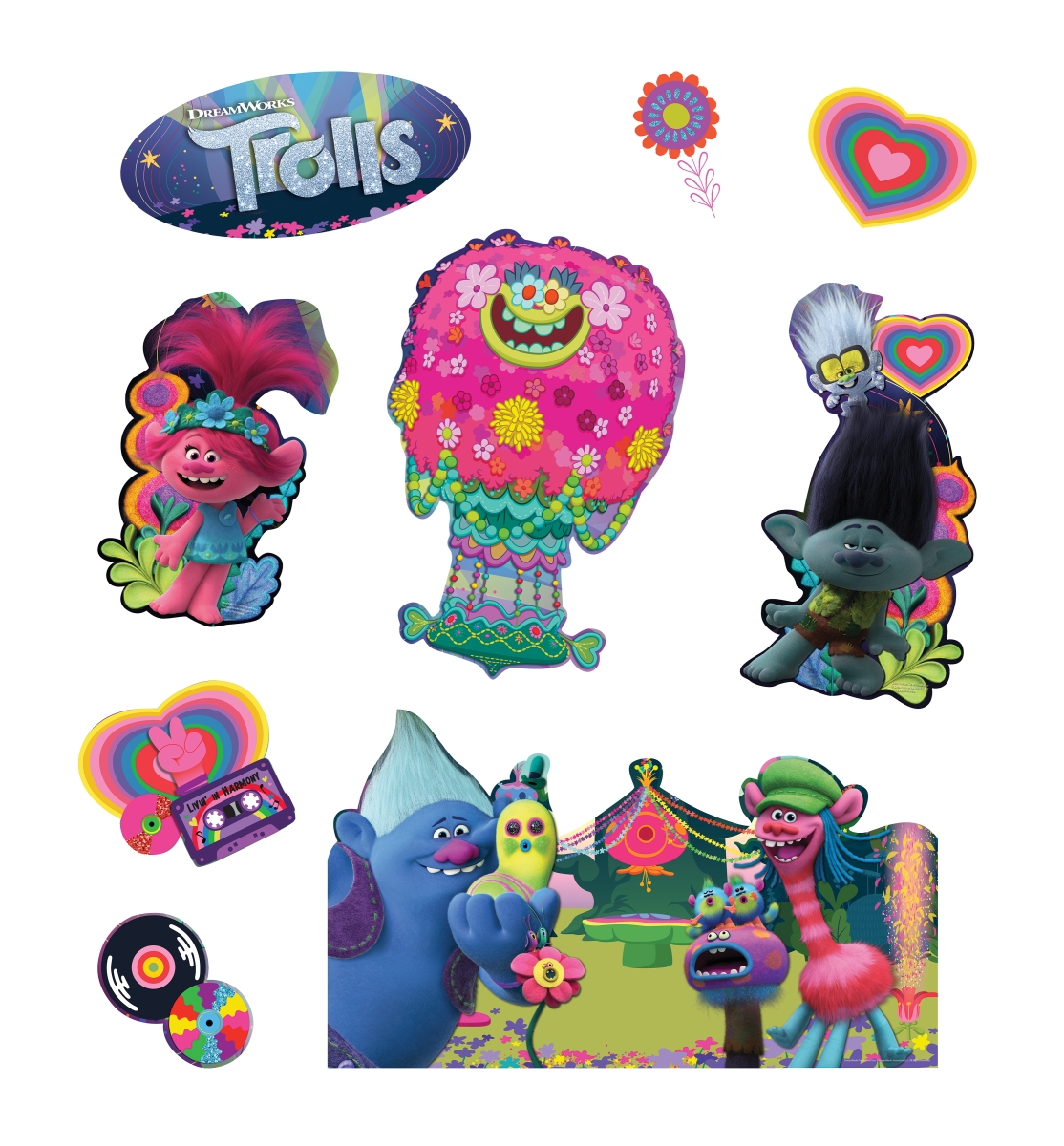 Picture of Disguise DG115119 Trolls Treat Your Trunk Kit