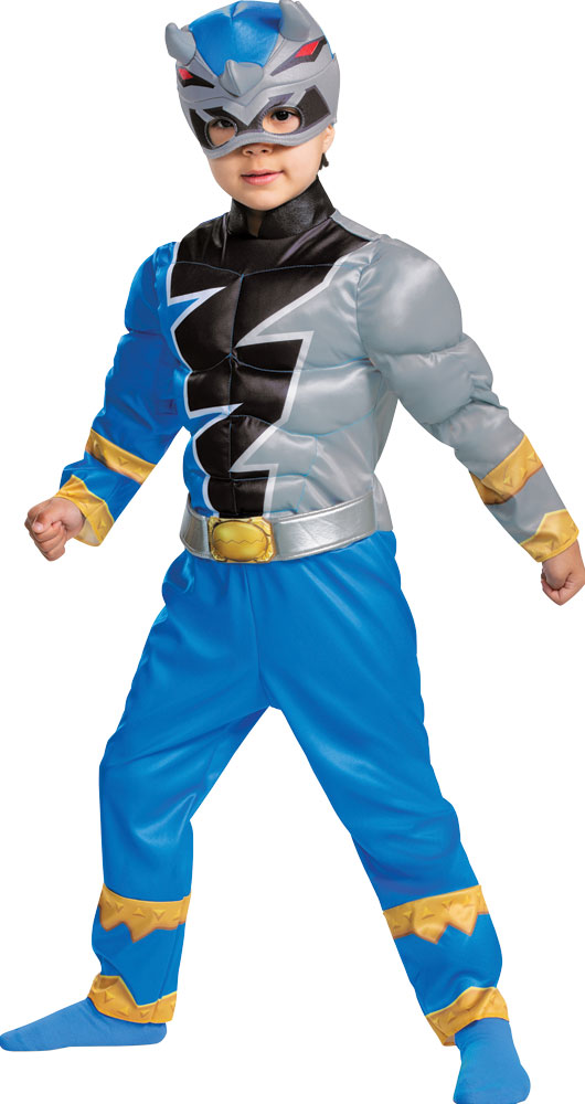 Picture of Disguise DG115929M Boy Blue Ranger Dino Fury Toddler Costume, Size 3-4