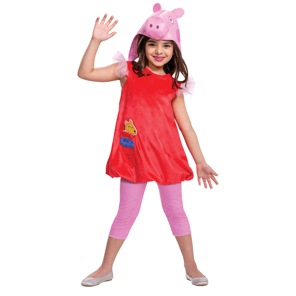 Picture of Disguise DG116159M Peppa Pig Deluxe Child Costume&#44; Size 3-4