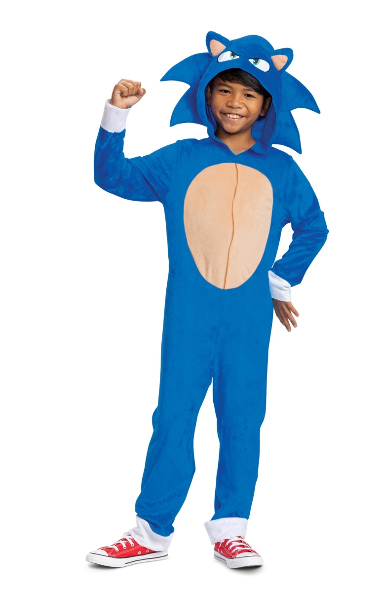 Picture of Disguise DG124749K Sonic Movie Classic Child Costume&#44; Medium 7-8