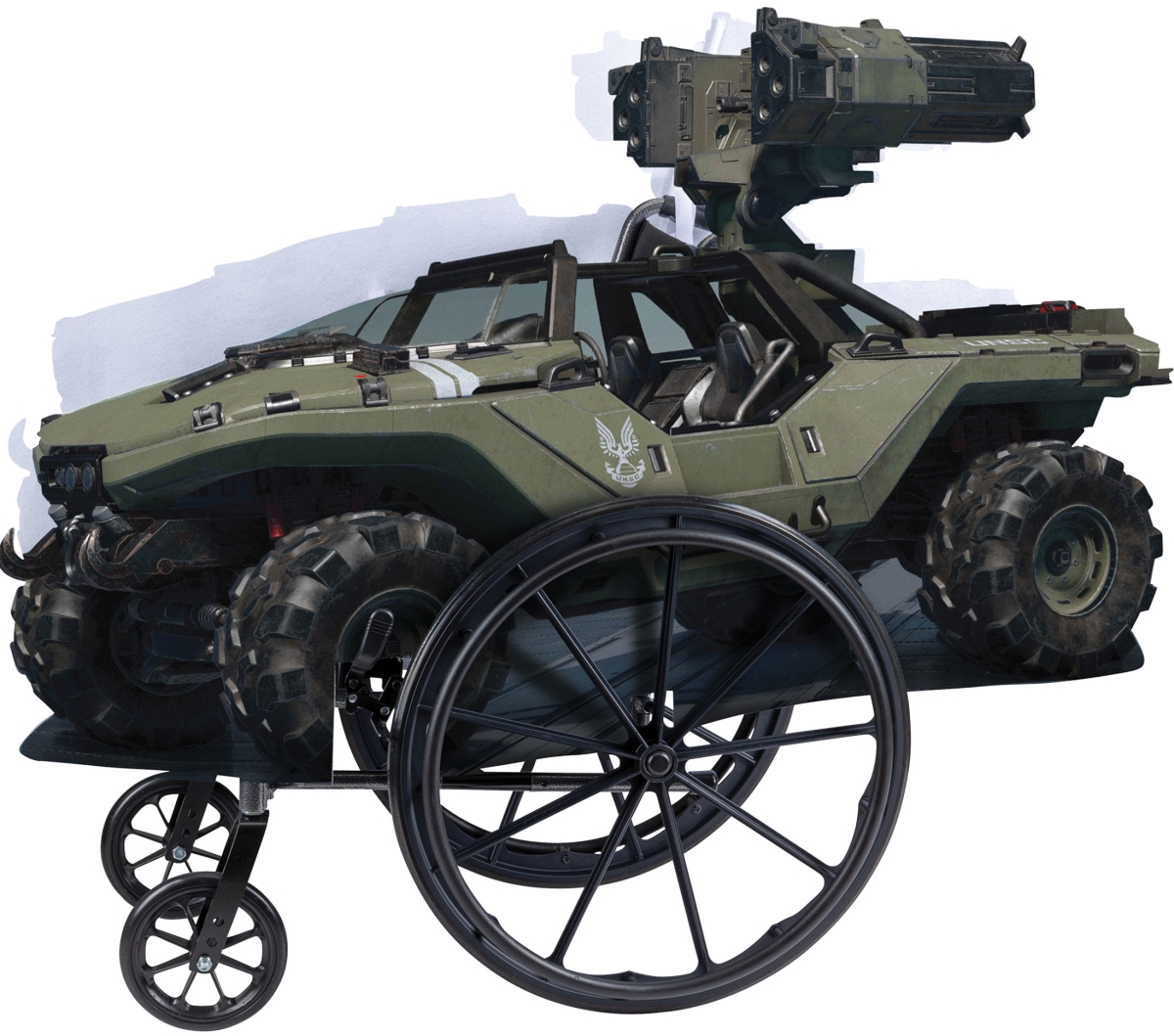 Picture of Disguise DG128519 Halo Infinite Warthog Adaptive Wheelchair