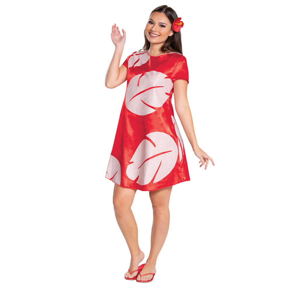 Picture of Disguise DG116539F Adult Lilo Deluxe Costume, Plus 18-20