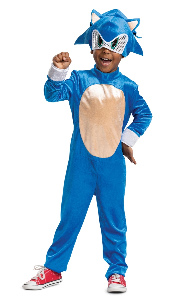 Picture of Disguise DG124739M Sonic Movie Toddler Costume&#44; Size 3-4
