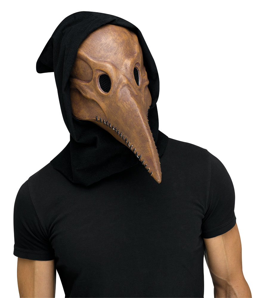 Picture of Fun World FW93454BR Brown Plague Doctor Mask