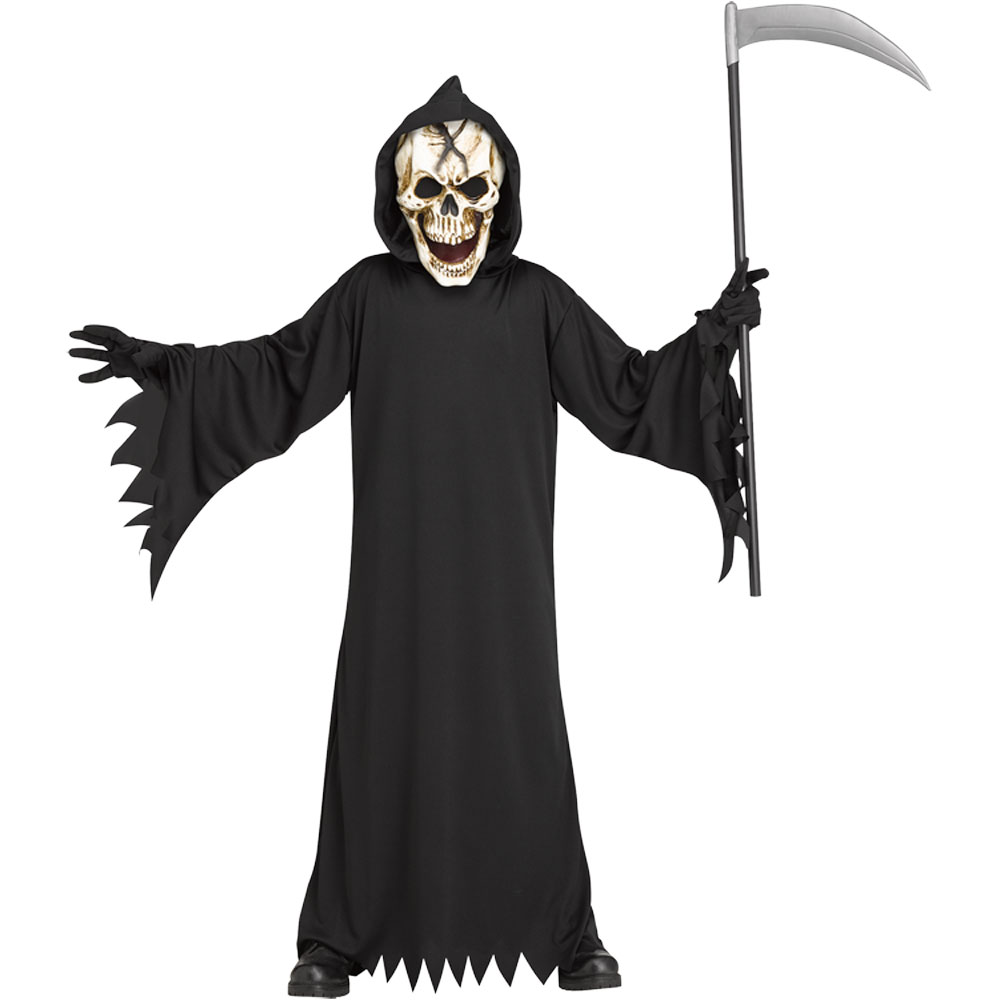 Picture of Fun World FW137152MD Fade in & Out Mutant Reaper Child Costume&#44; Medium 8-10