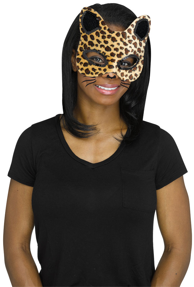Picture of Fun World FW93498C Cat Masks with Tattoos Cheetah
