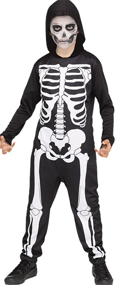 Picture of Fun World FW137882MD Child Skeleton Jumpsuit&#44; Medium 8-10