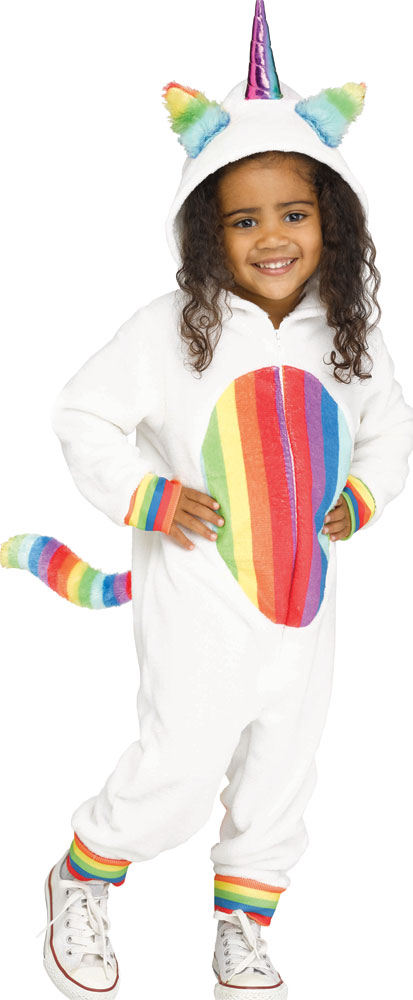 Picture of Fun World FW116651SM Rainbow Unicorn Child Costume&#44; Extra Large 4-6x