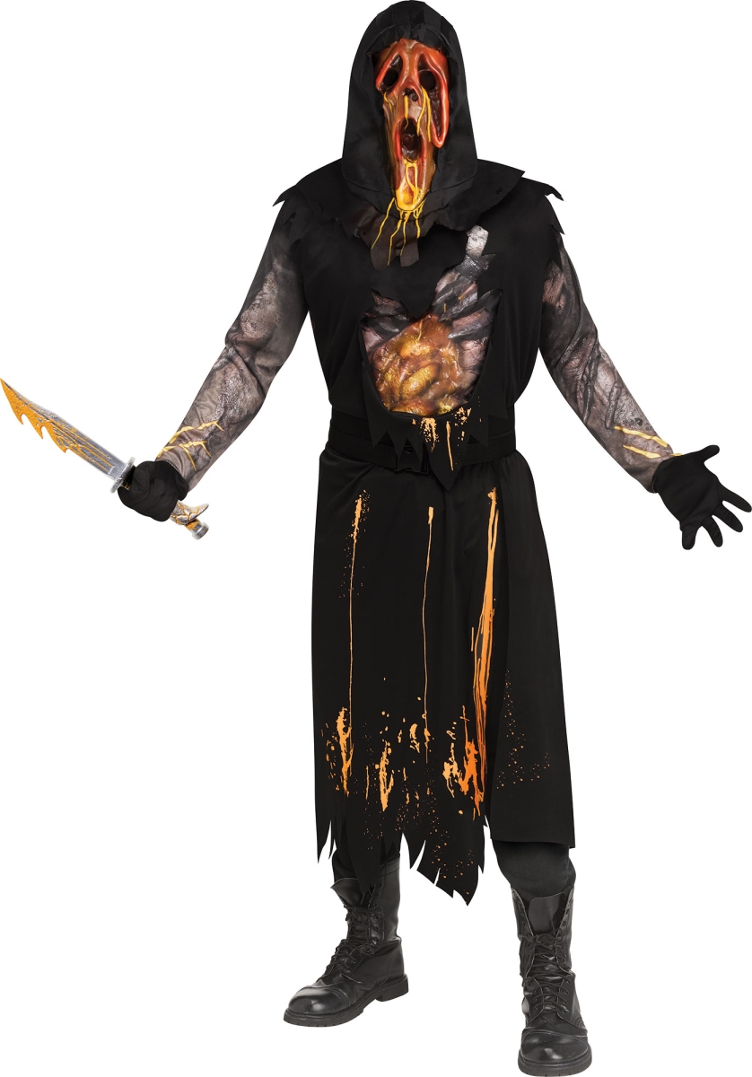 Picture of Fun World FW105834 Adult Scorched Dead by Daylight Ghost Face Costume