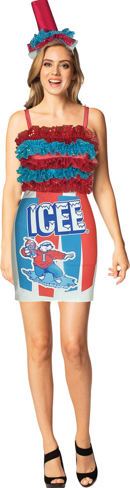 Picture of Rasta Imposta GC14121416 Icee Swirl Dress Teen Costume
