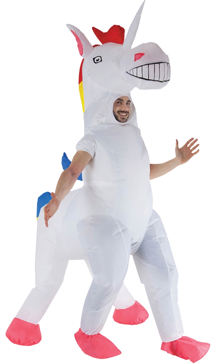 Picture of Studio Halloween SH21073 Unicorn Inflatable Decoration with 4 Legs