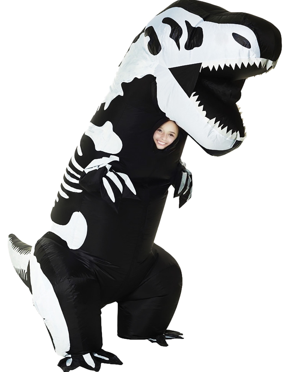 Picture of Studio Halloween SH21187 Skeleton T Rex Inflatable Costume