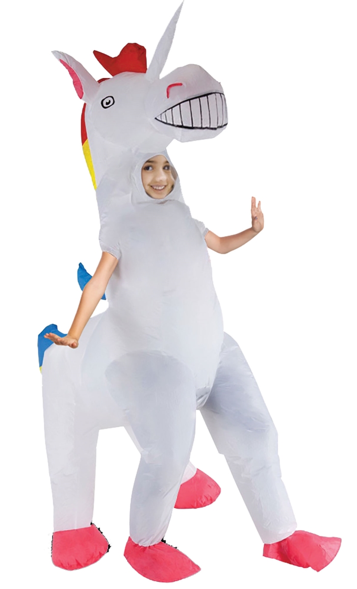 Picture of Studio Halloween SH21188 Unicorn Inflatable Child Costume with 4 Leg