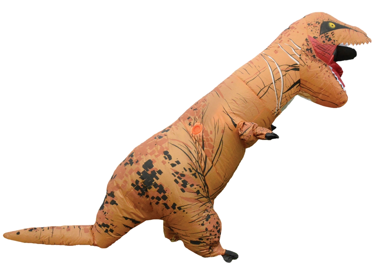 Picture of Studio Halloween SH21193 T-Rex Brown Dino Inflatable Adult Costume