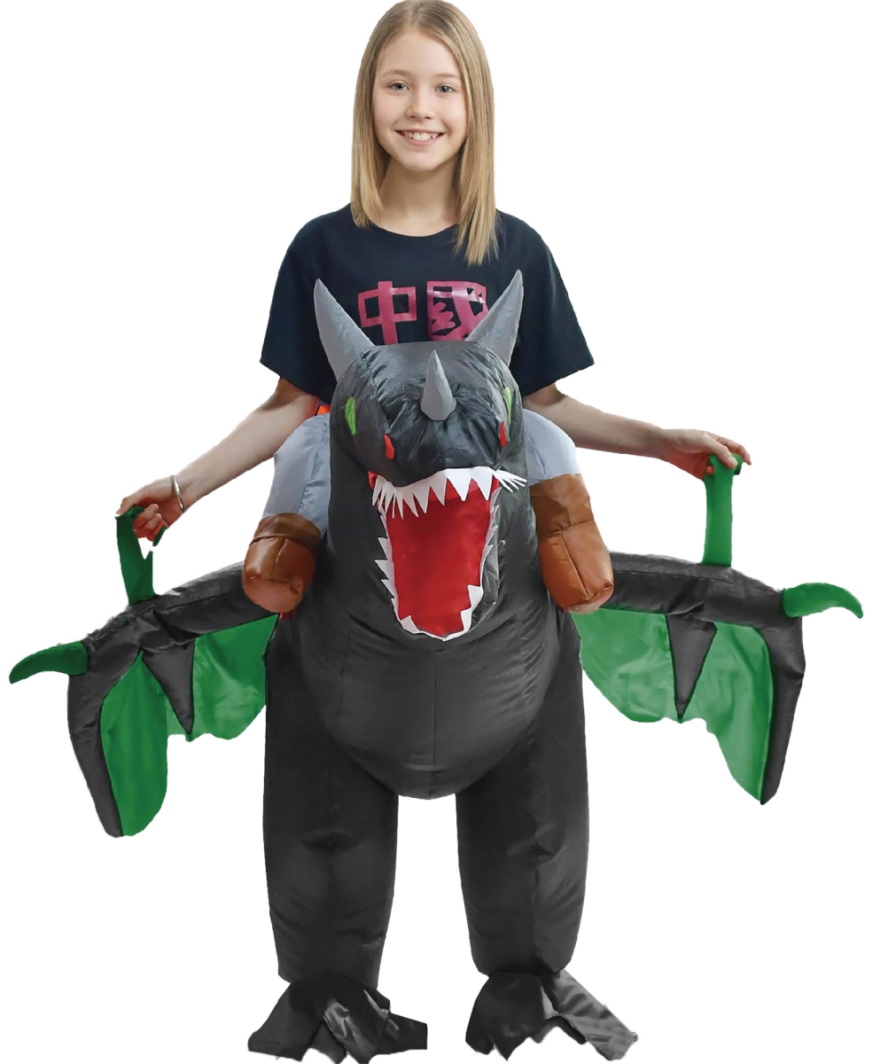 Picture of Studio Halloween SH21203 Dragon Ride on Inflatable Child Costume
