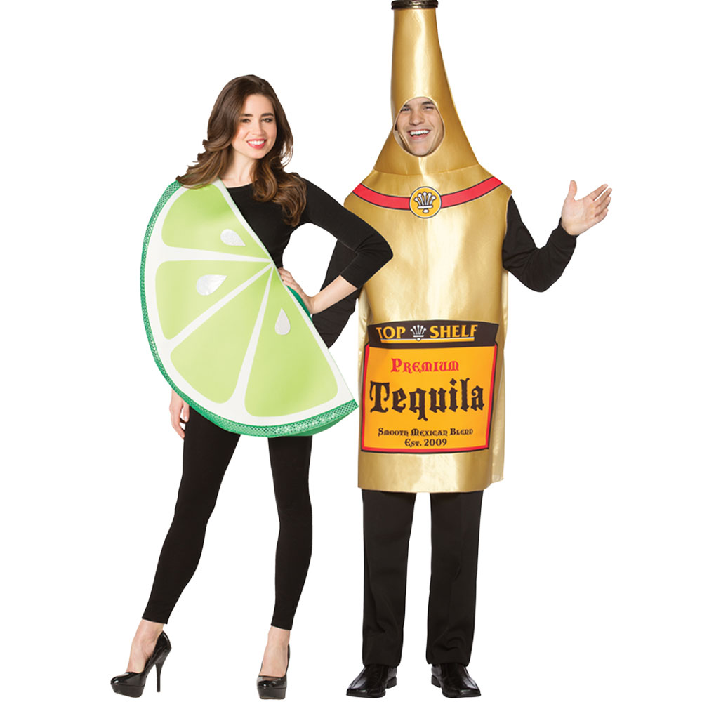 Picture of Rasta Imposta GC427 Tequila Bottle & Lime Slice Couple Costume&#44; One Size