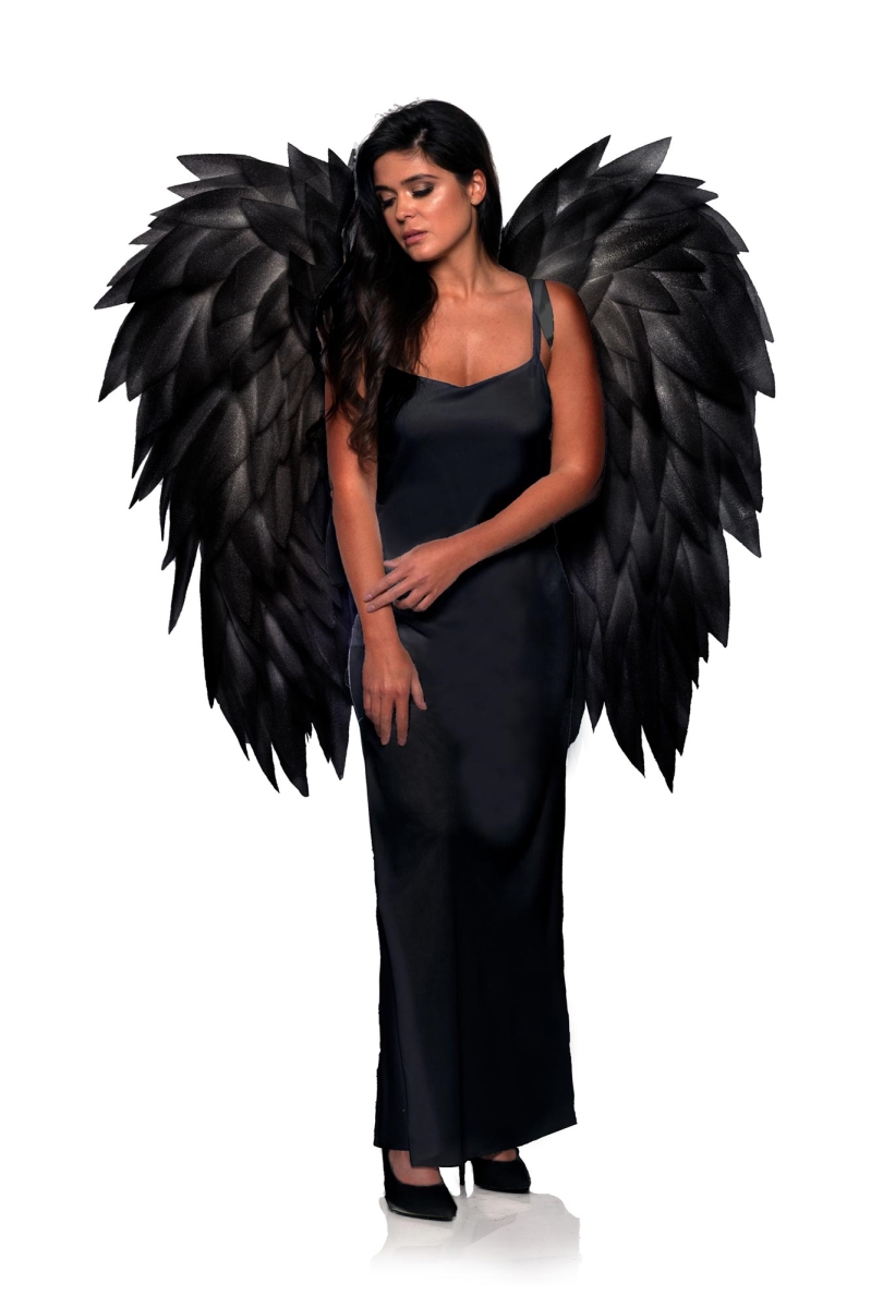 Picture of Underwraps UR30640BK Angel Feather Wings&#44; Black