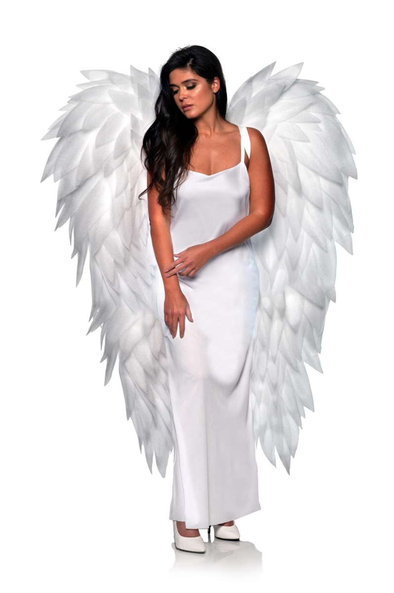 Picture of Underwraps UR30678WT Full Length Angel Wings, White