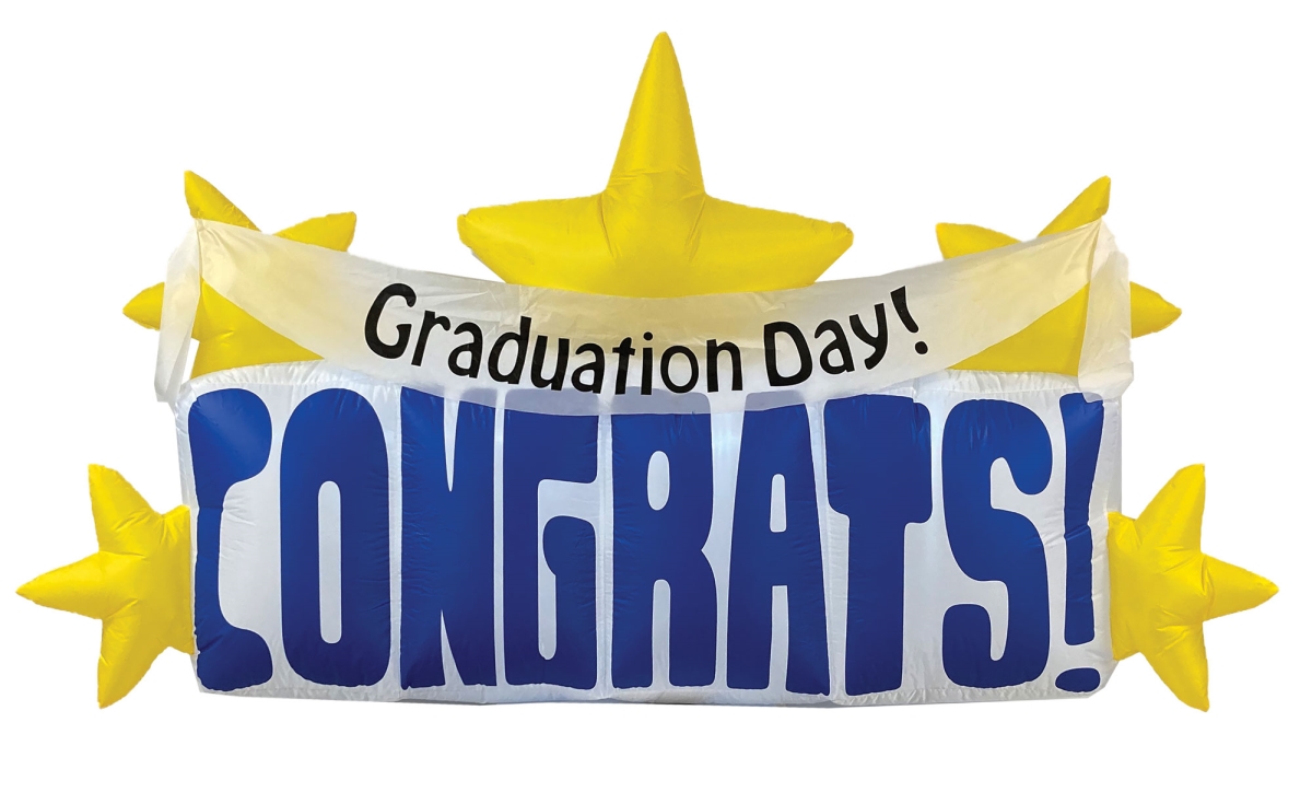 Picture of A Holiday VACE12003 4 ft. Congrats Graduation Inflatable Decoration