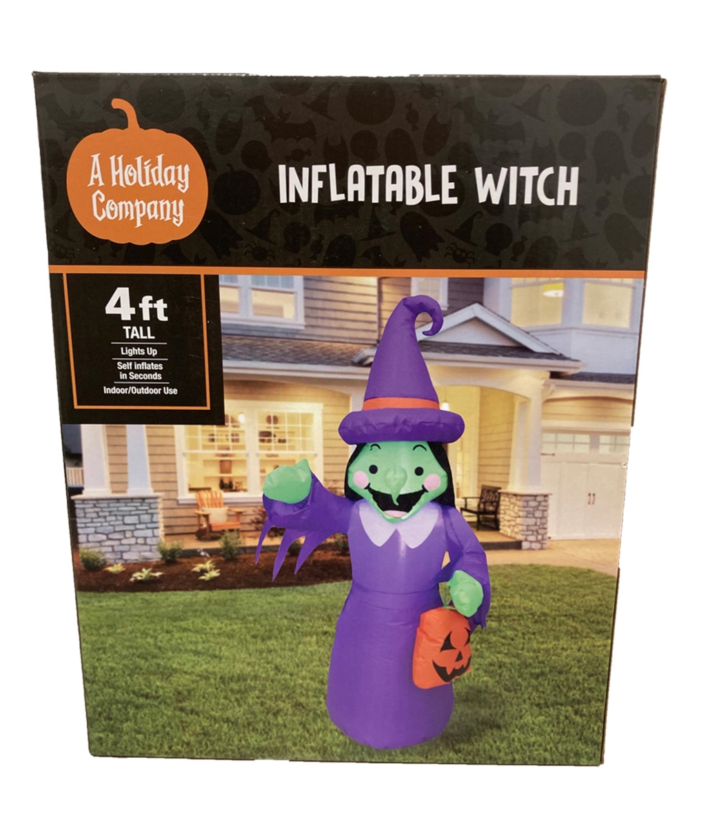 Picture of A Holiday VAHL20094 4 ft. Inflatable Decoration Witch
