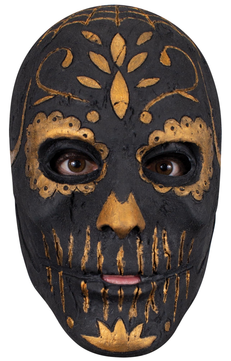 Picture of Ghoulish TB25621 Day Of The Dead Golden Carving Catrina Mask