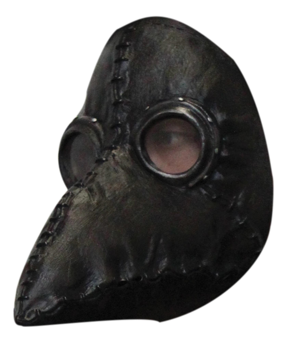 Picture of Ghoulish TB26773 Plague Doctor Latex Mask&#44; Black