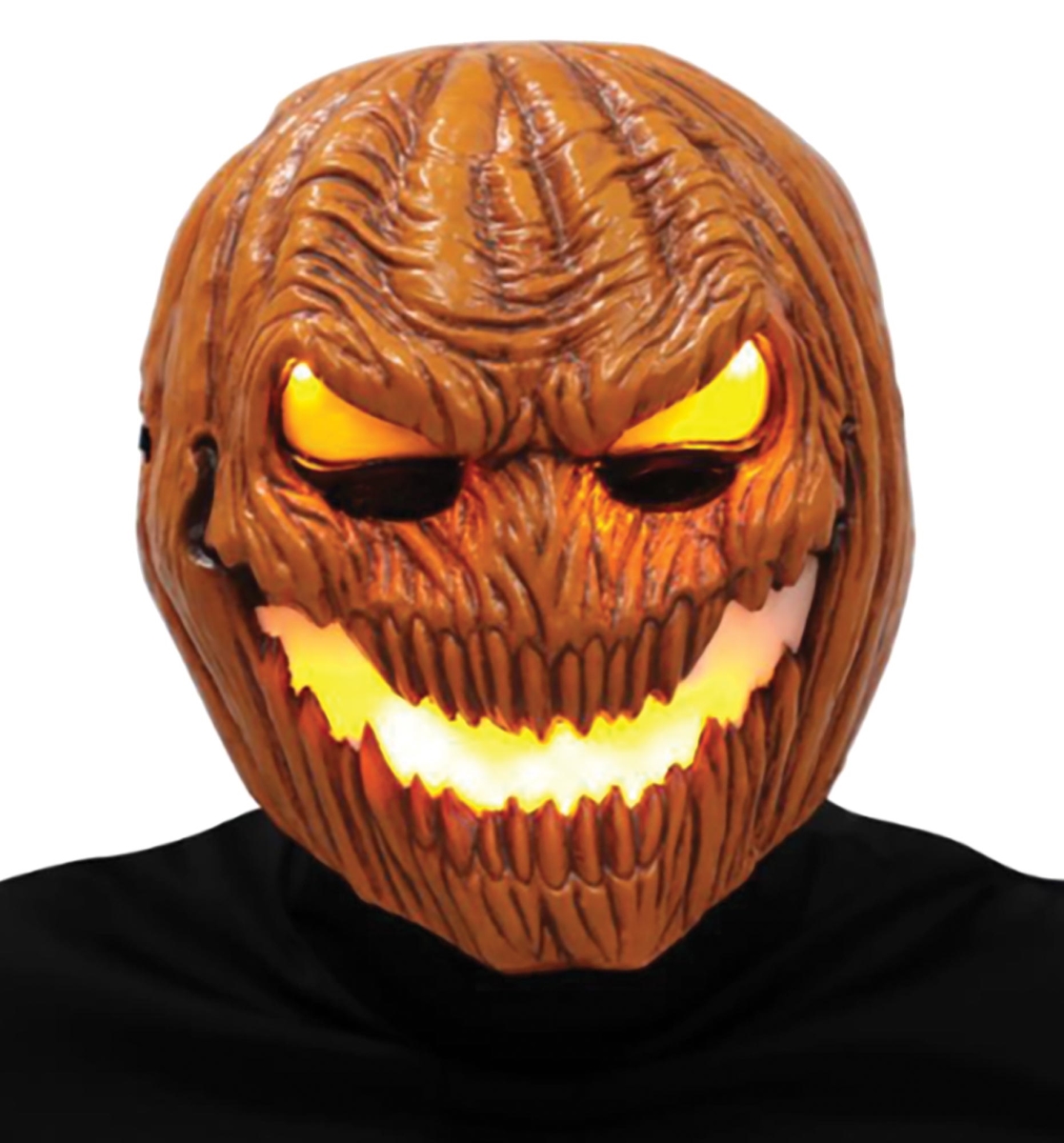 Picture of Seasonal Visions MR131841 Flame Fiend Hallows Hellion Mask with Hood, One Size