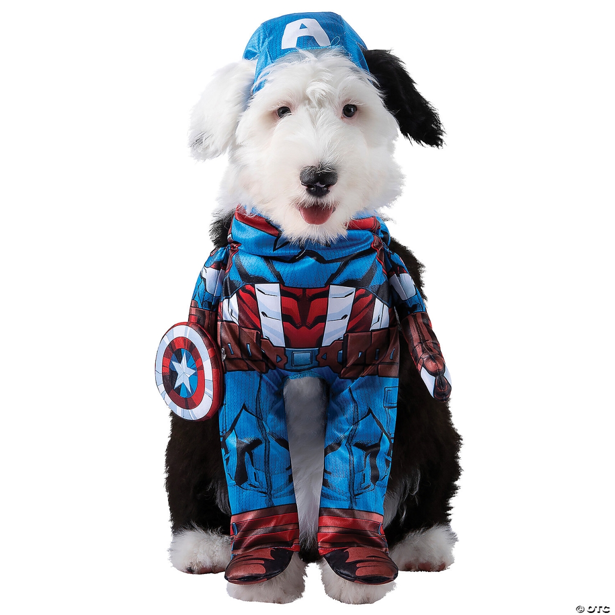 Picture of Jazwares JWC1204MD Captain America Pet Costume - Medium
