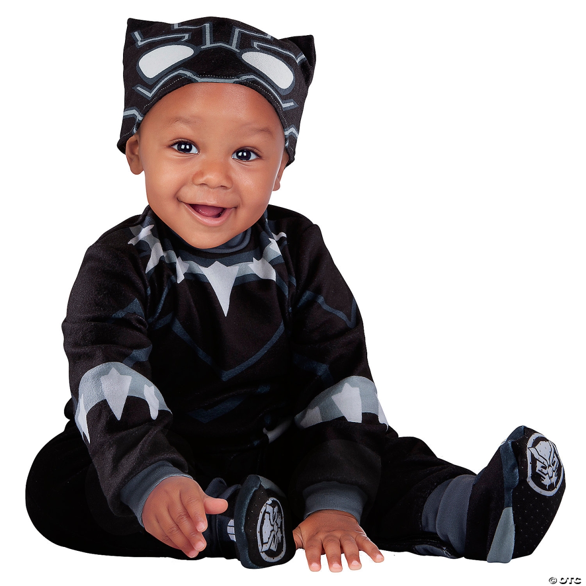 Picture of Jazwares JWC1323TXS Black Panther Infant Costume - Extra Small
