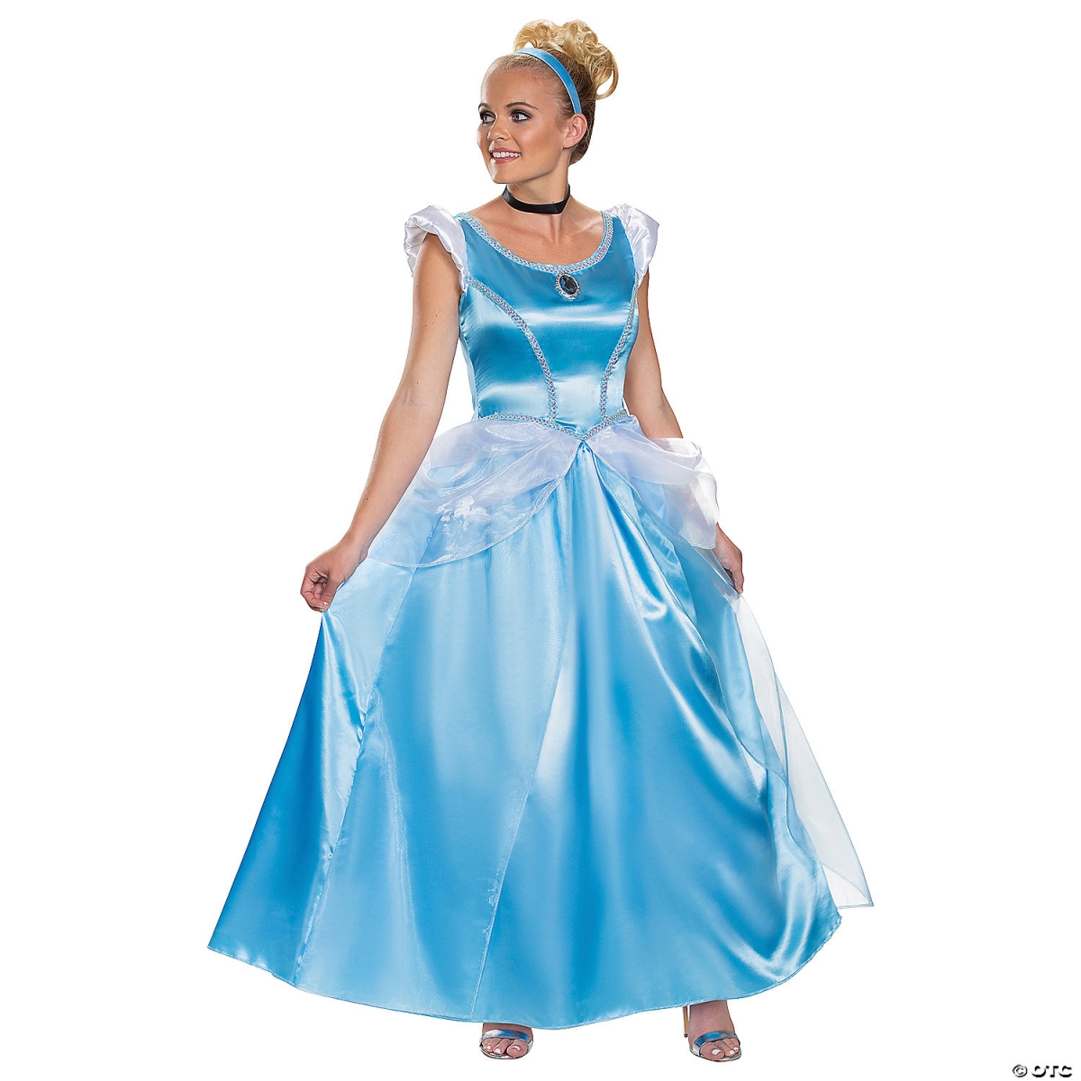 Picture of Disguise DG103909B Womens Classic Disney Cinderella Deluxe Costume - Medium 8-10