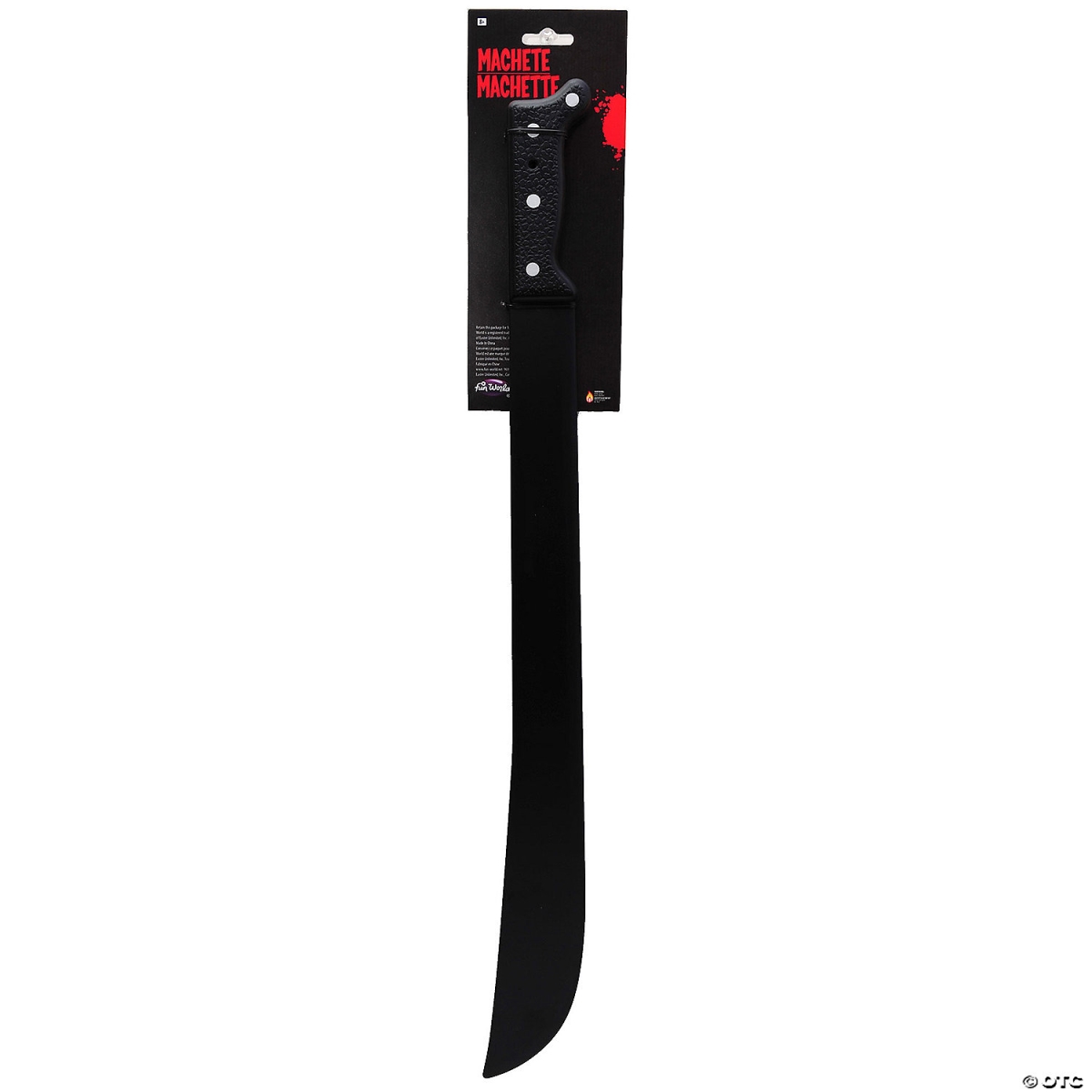 Picture of Fun World FW96912BK 27 in. Machete with Black Blade for Costume