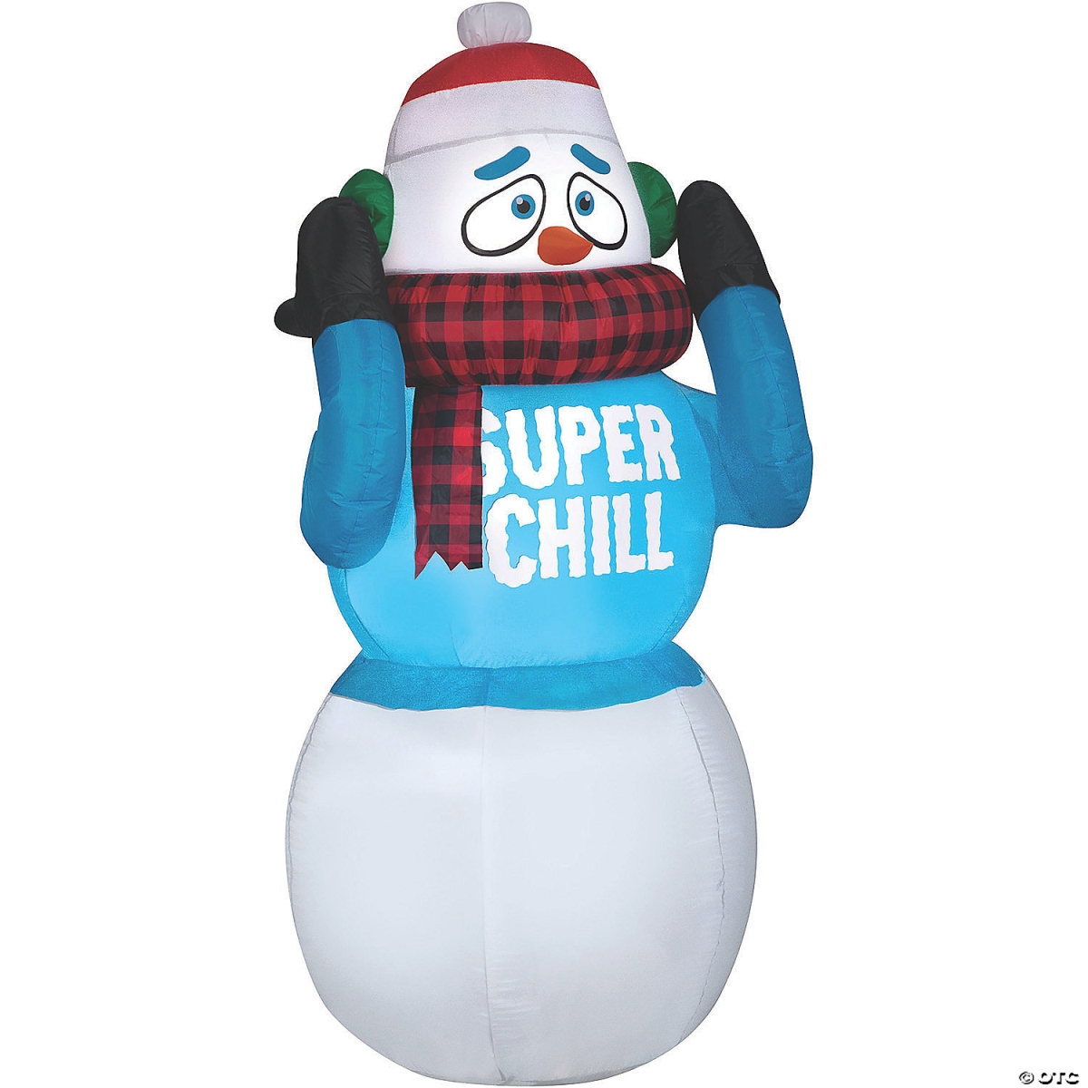 Gemmy SS113500G 72 in. Blow Up Inflatable Shivering Snowman Outdoor Yard Decoration -  Gemmy Industries