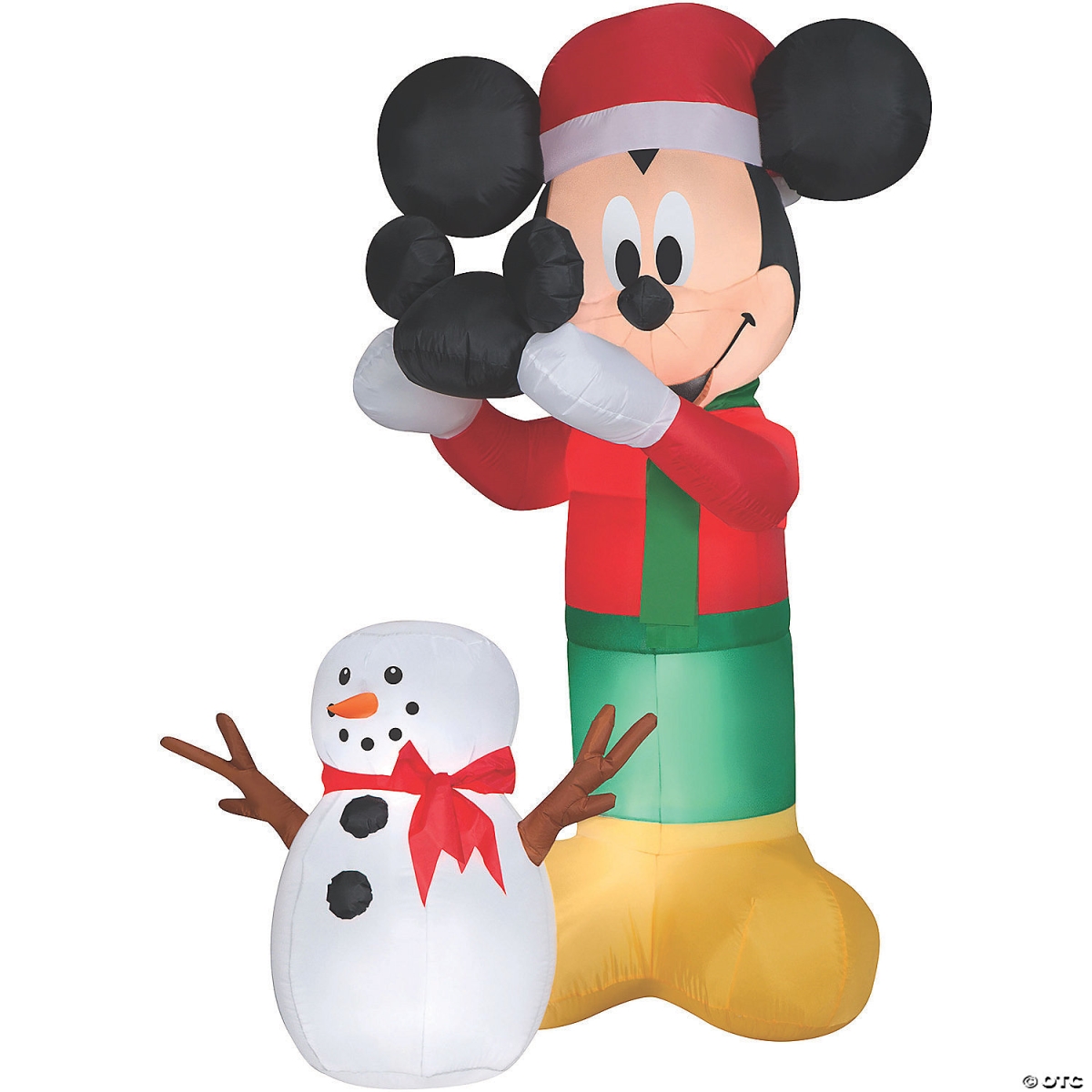 Picture of Gemmy SS117107G 72 in. Blow Up Inflatable Mickey Snowman Outdoor Yard Decoration