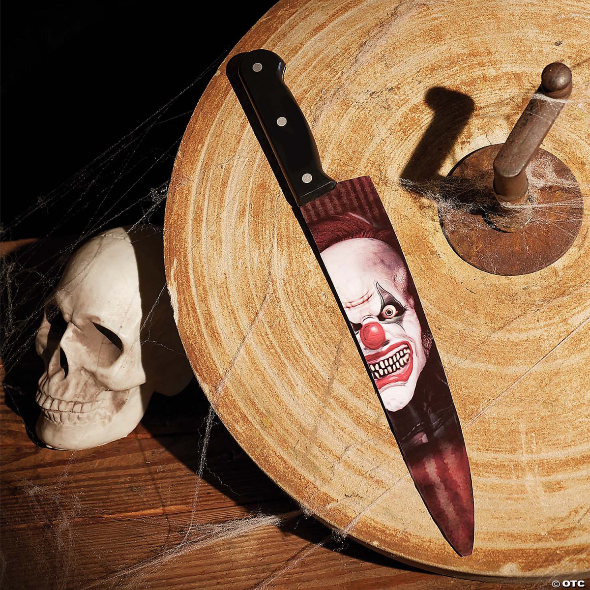 Picture of Fun World FW90964CGF 15 in. Ghost Face Chef Knife with Graphic Blade for Costume