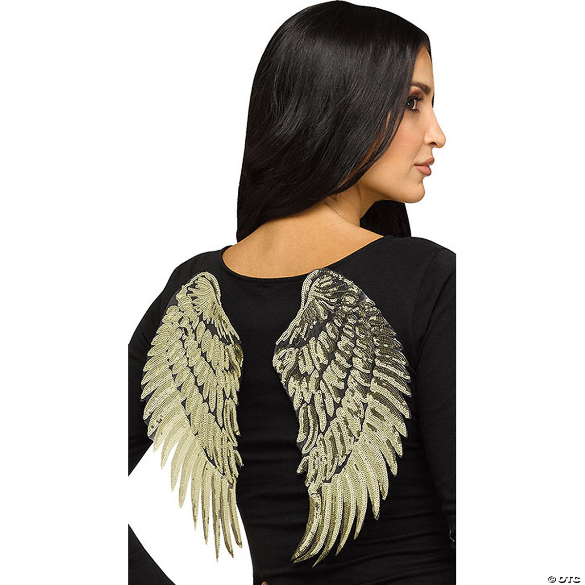 Picture of Fun World FW90981GD Gold Sequin Adult Wings for Costume
