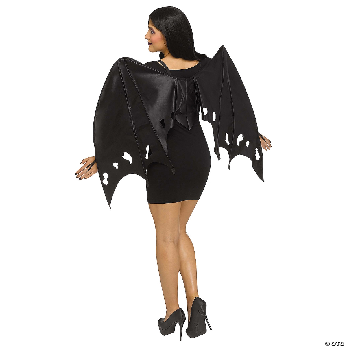 Picture of Fun World FW96924BK Adult Black & Satin Wings for Costume