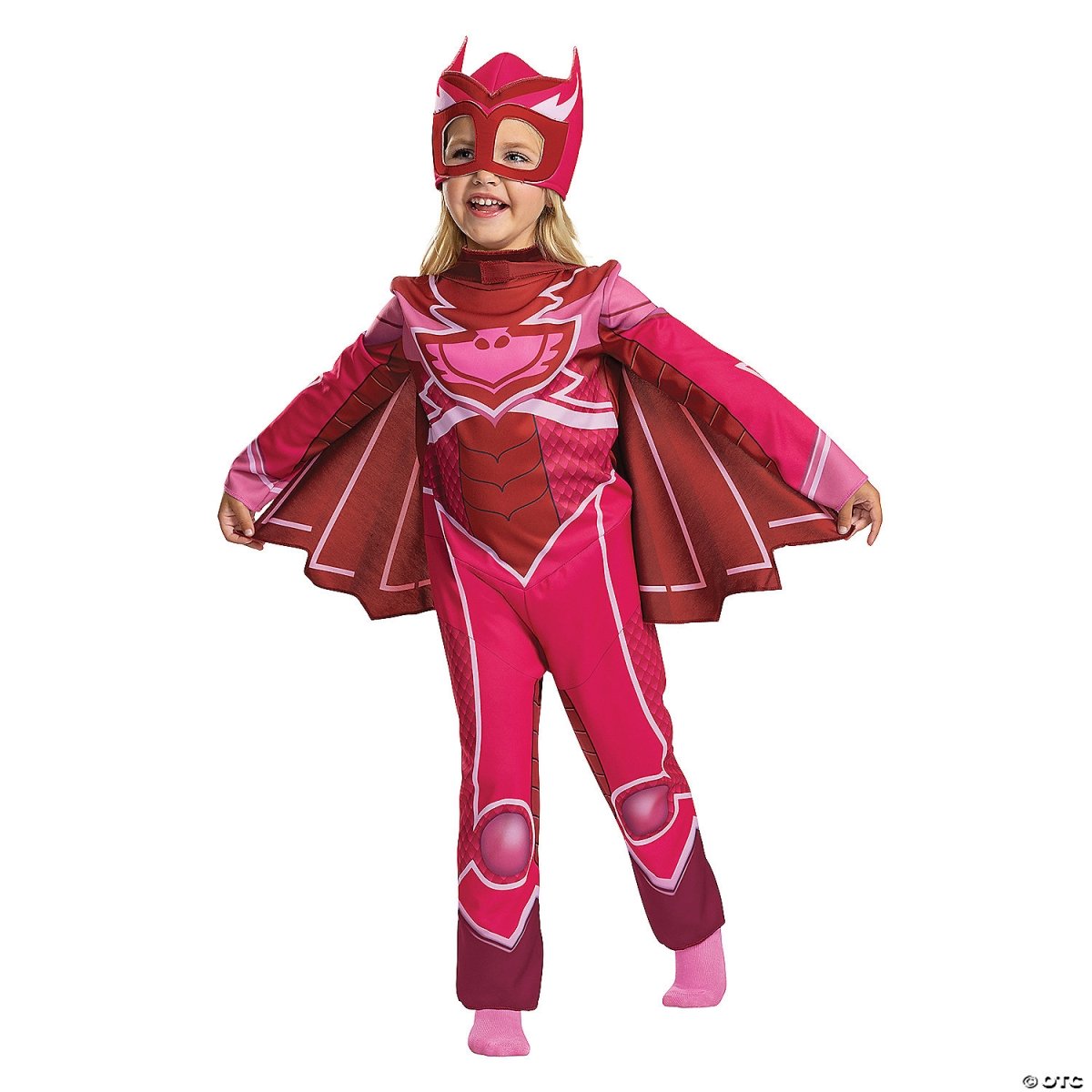 Picture of Disguise DG124279M Toddler Classic Megasuit PJ Masks Owlette Costume - Medium 3T-4T