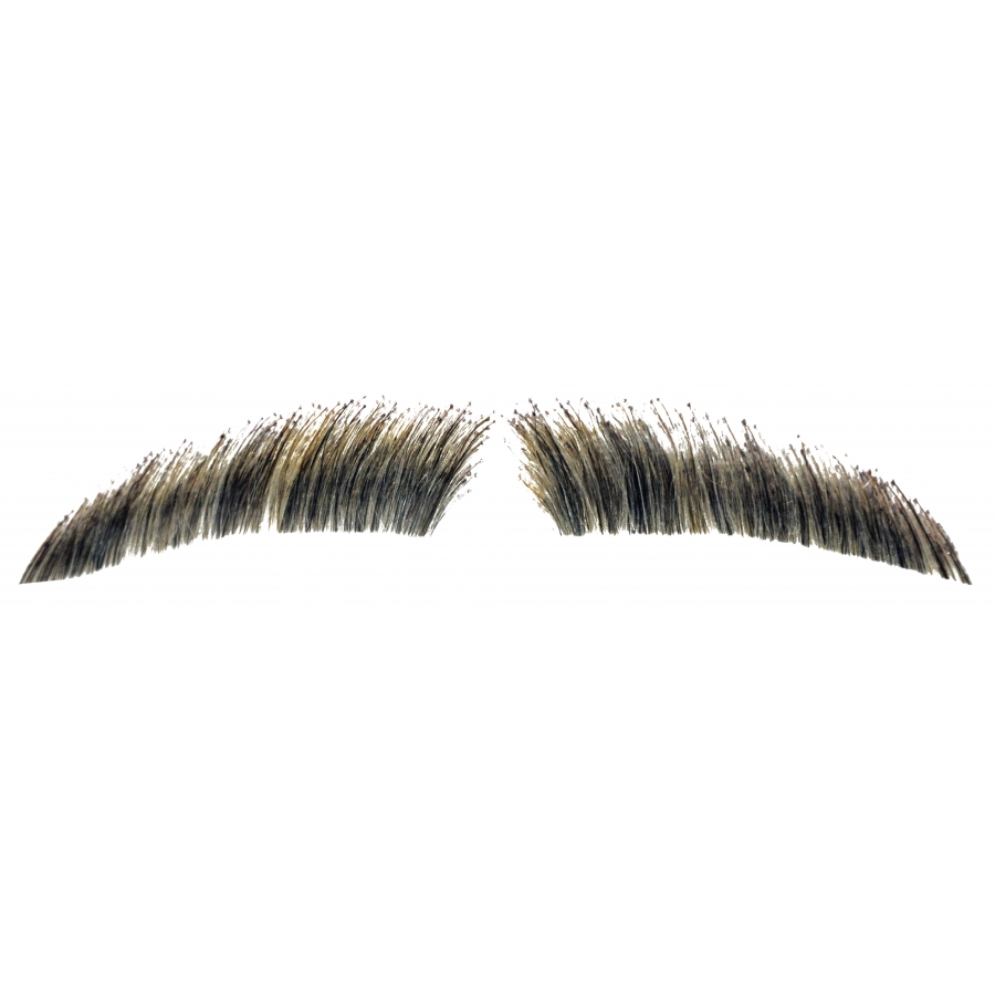 Picture of Lacey Wigs LW621MBNGY Human Hair Eyebrows&#44; Brown & Gray