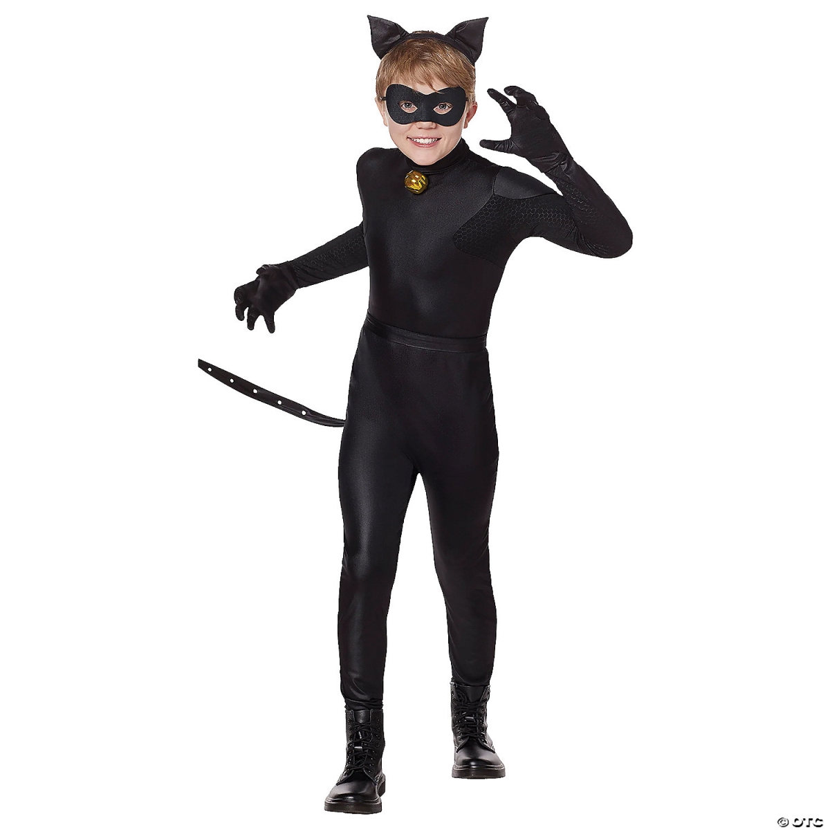 Fun World  Youth Miraculous Cat Noir Costume - Medium 7-8 -  Fun-World, FU1023534