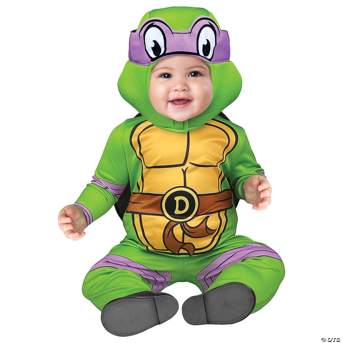 Picture of Fun World FW106861M Baby Classsic TMNT Donatello Costume - Medium 12-18 Months