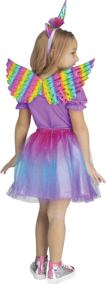 Picture of Fun World FW90982RB Rainbow Metallic Child Wings for Costume